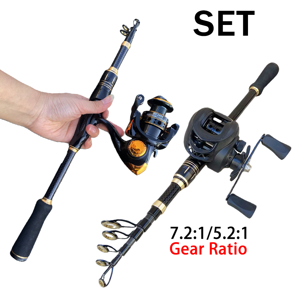 Fishing Equipment Europe - Fishing Tackle Combination Short Fishing Rod