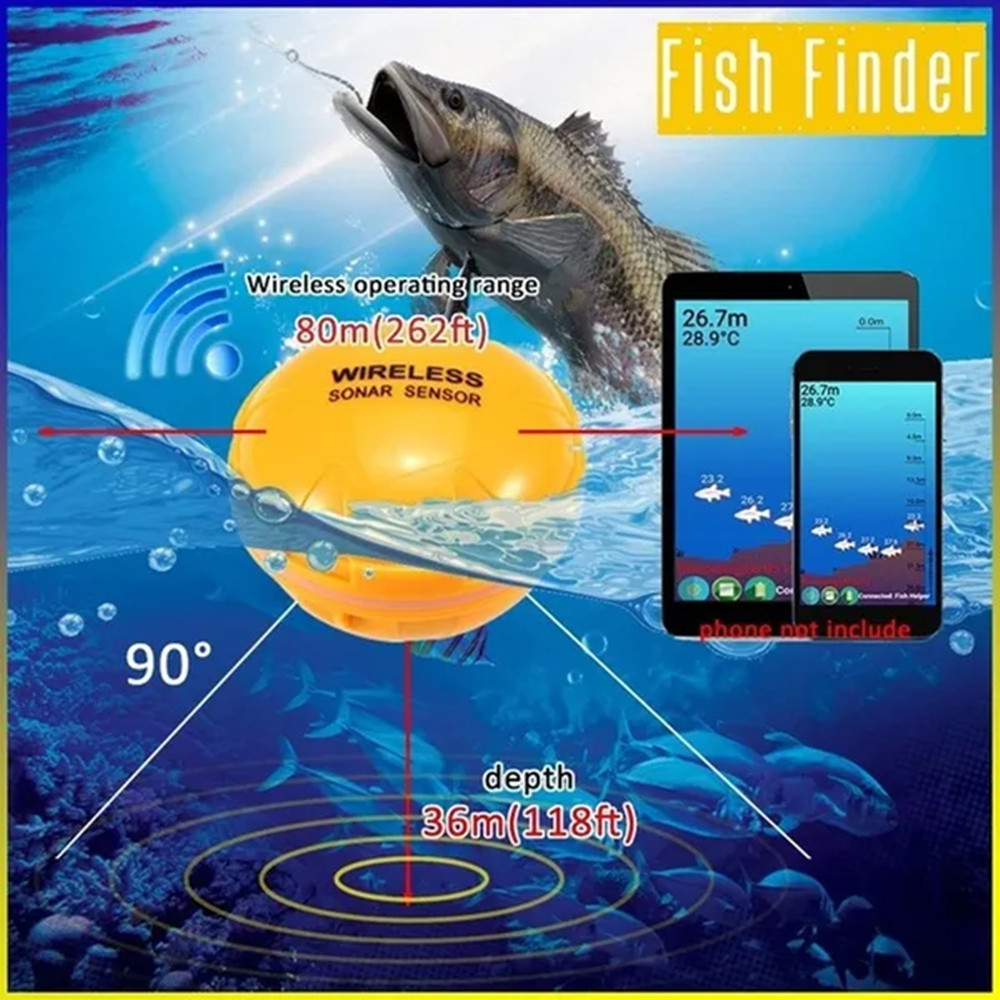 Smart Sonar Fish Finder Wirele - огляд і ціна Fishing Equipment In English
