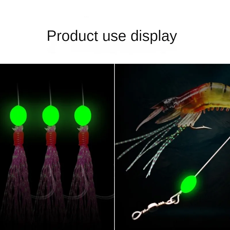 100pcs/lot Oval Night Luminous - огляд і ціна Night Float Fishing