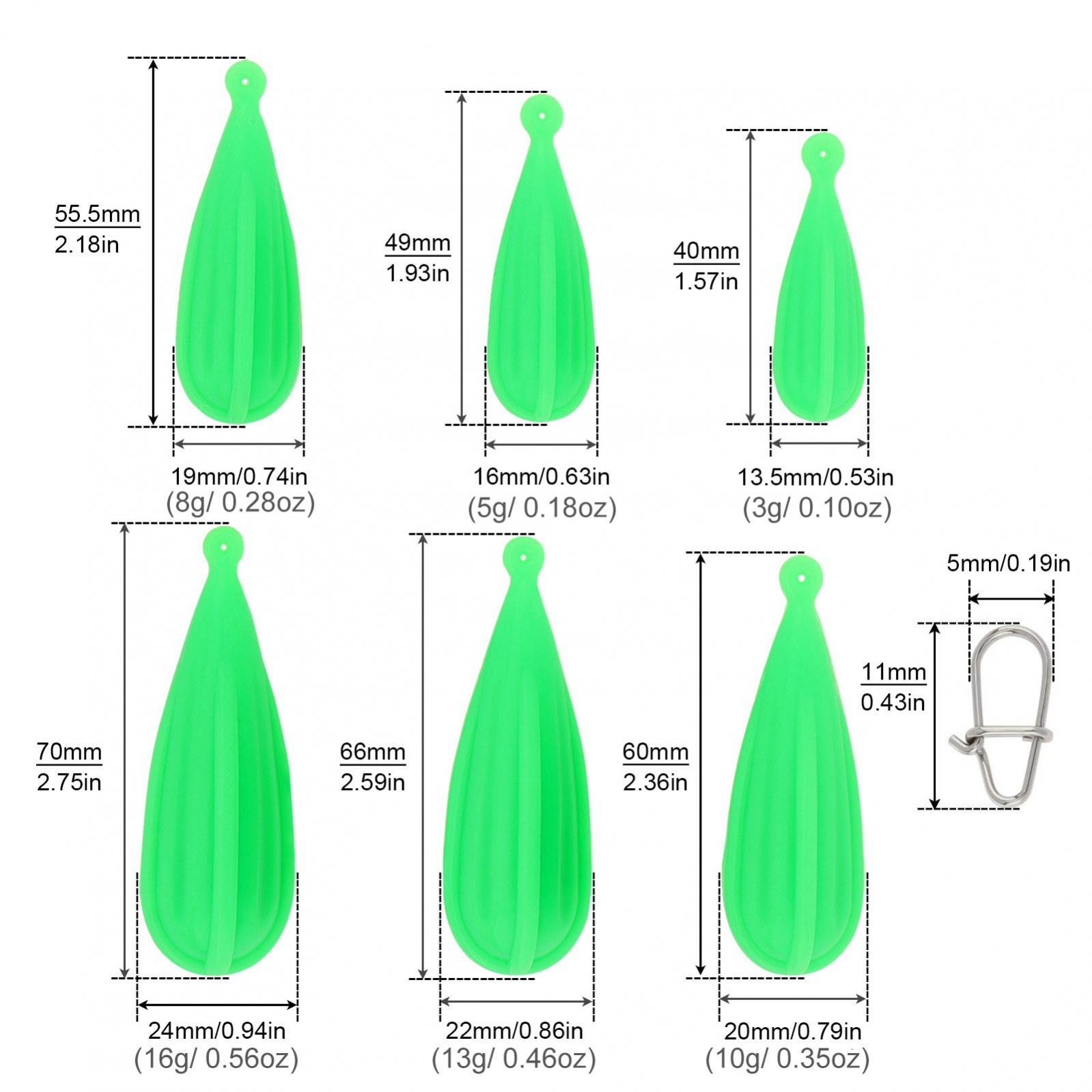Glow in Dark Silicone 3g 5g 8g - огляд і ціна Night Float Fishing