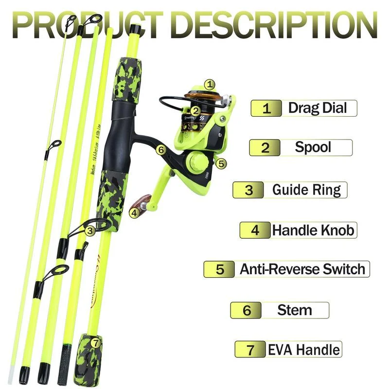 Sougayilang Portable 5 Section - огляд і ціна Fishing Equipment Europe