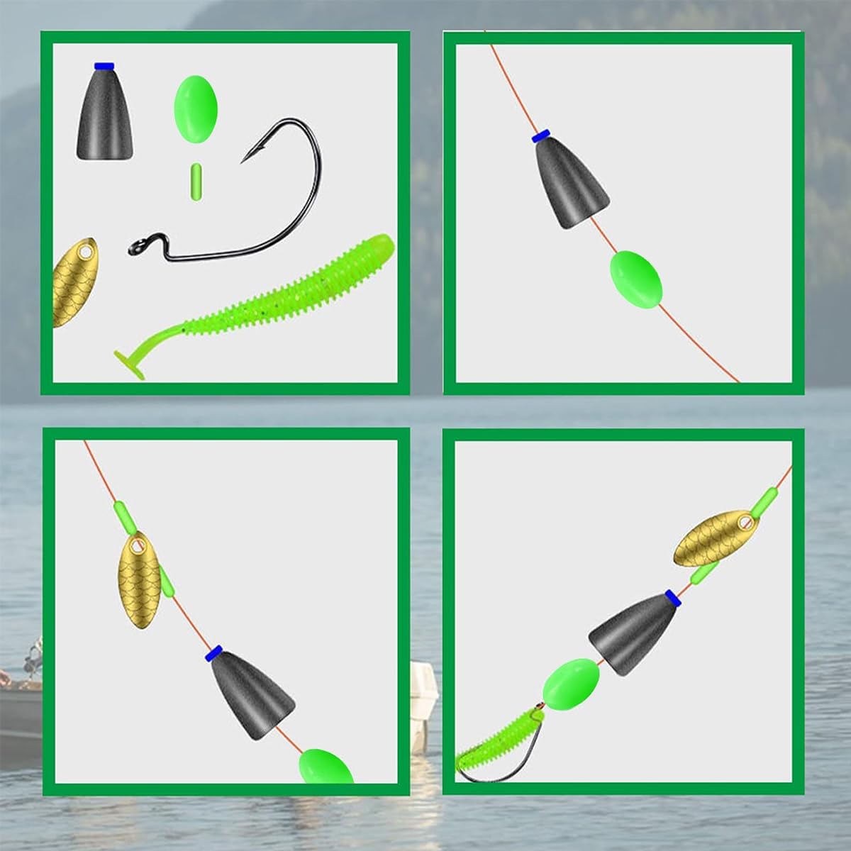Glow Fishing Beads Oval Lumino - огляд і ціна Night Float Fishing