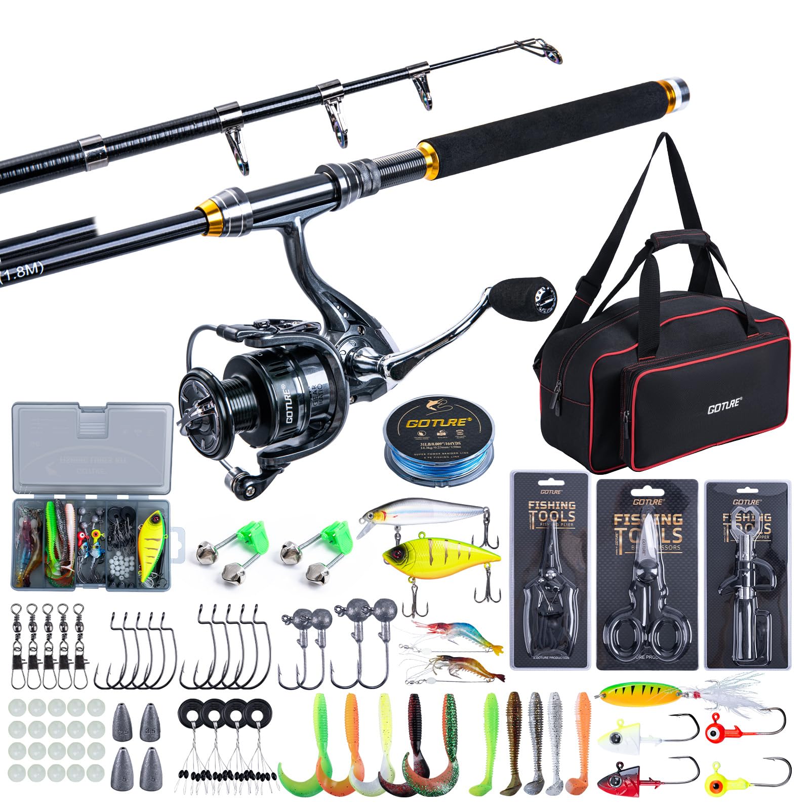 Goture Fishing Telescopic Rod  - огляд і ціна Fishing Equipment Europe