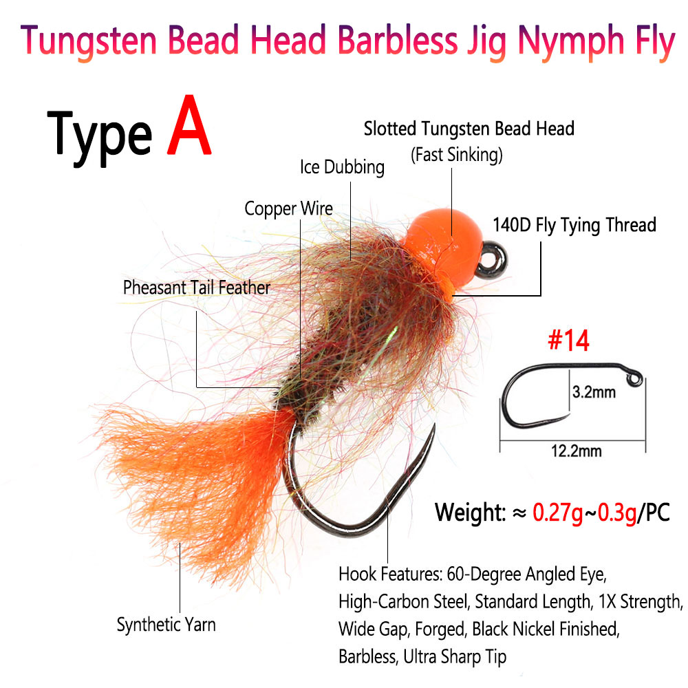 Bimoo 4PCS Tungsten Bead Head  - огляд і ціна Fishing Equipment Europe