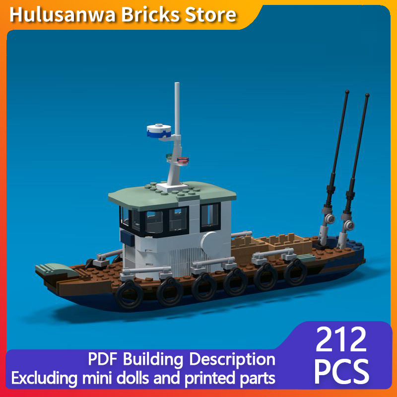 Classic Fishing Boat Model MOC - огляд і ціна Fishing Equipment For 6 Year Old
