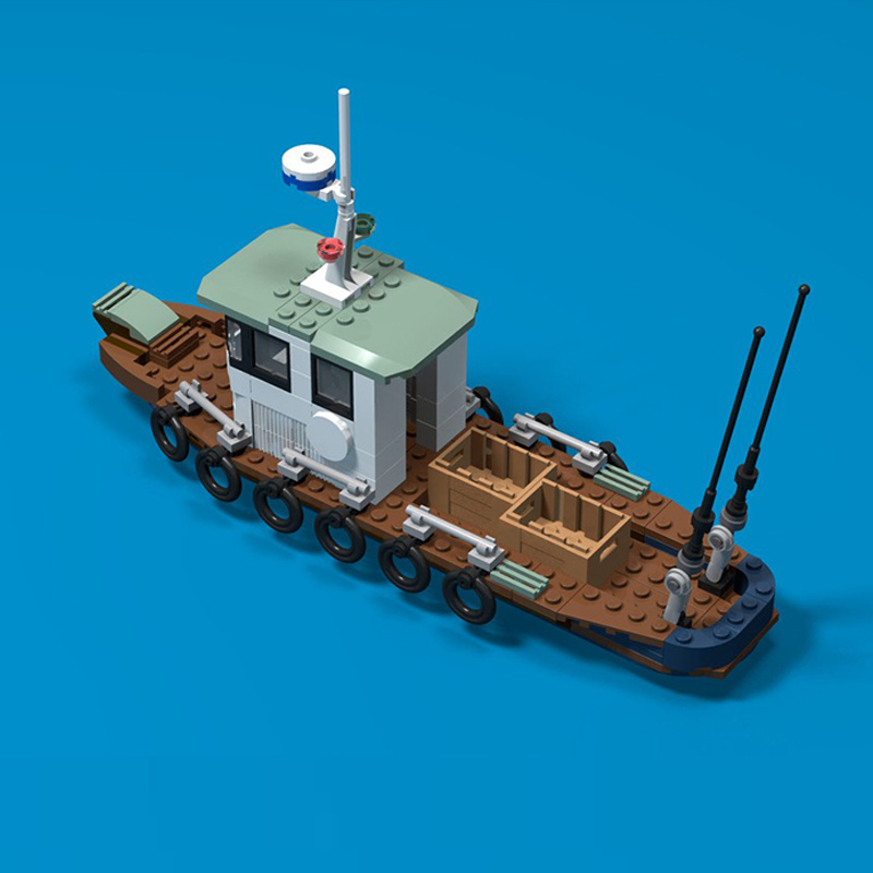 Classic Fishing Boat Model MOC - огляд і ціна Fishing Equipment For 6 Year Old